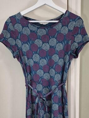 EUC Seasalt Cornwall "Overprinting Dress" - Soft Bamboo-blend Fabric, US P6